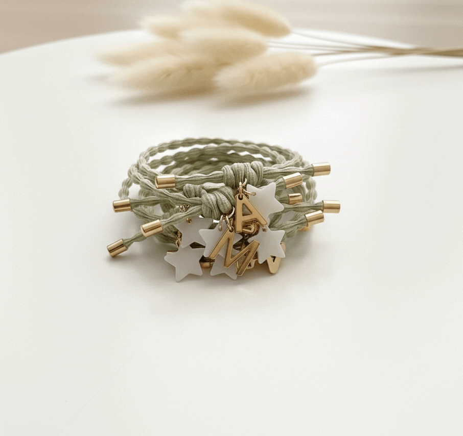 PULSERA ONDAS INICIAL ACERO EVENTOS-ESENZIA Joyería y Eventos-ESENZIA Joyería y Eventos