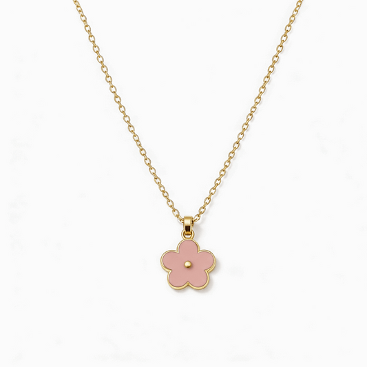 Collar Flor Esmaltado