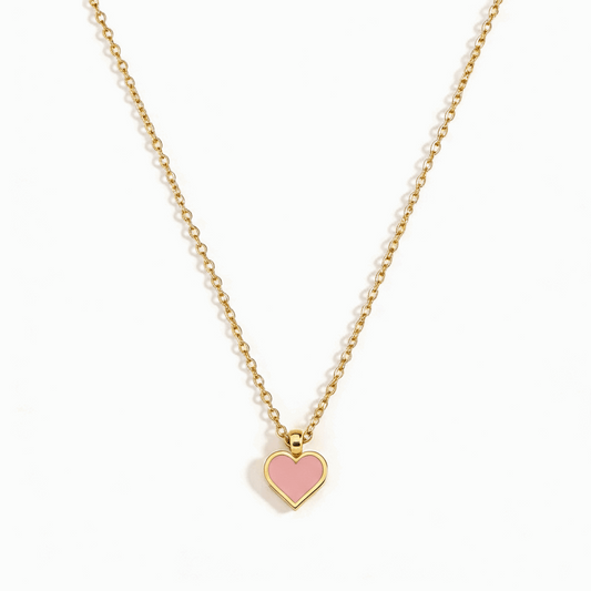 Collar Corazón Esmaltado
