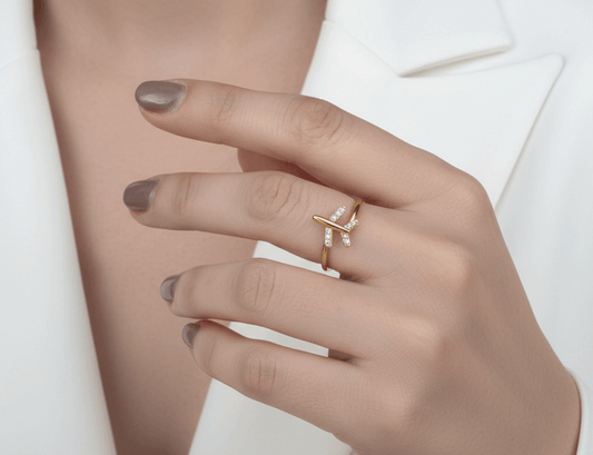 ANILLO AVIÓN CIRCONITAS-ESENZIA Jewelry-ESENZIA Joyería y Eventos