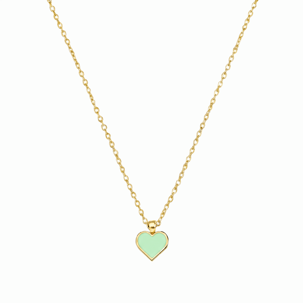 Collar Corazón Esmaltado