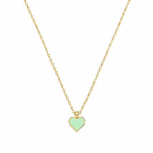 Collar Corazón Esmaltado