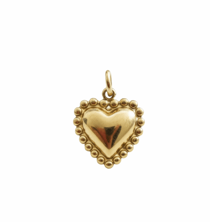 CHARM CORAZÓN LABRADO-ESENZIA Jewelry-ESENZIA Joyería y Eventos