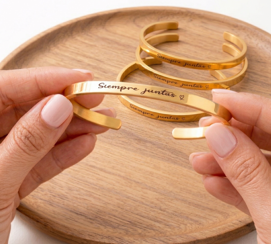 PULSERA CHLOE DORADA EVENTOS