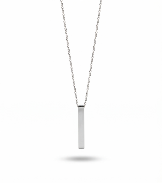 COLLAR CHIARA PLATEADO GRABADO