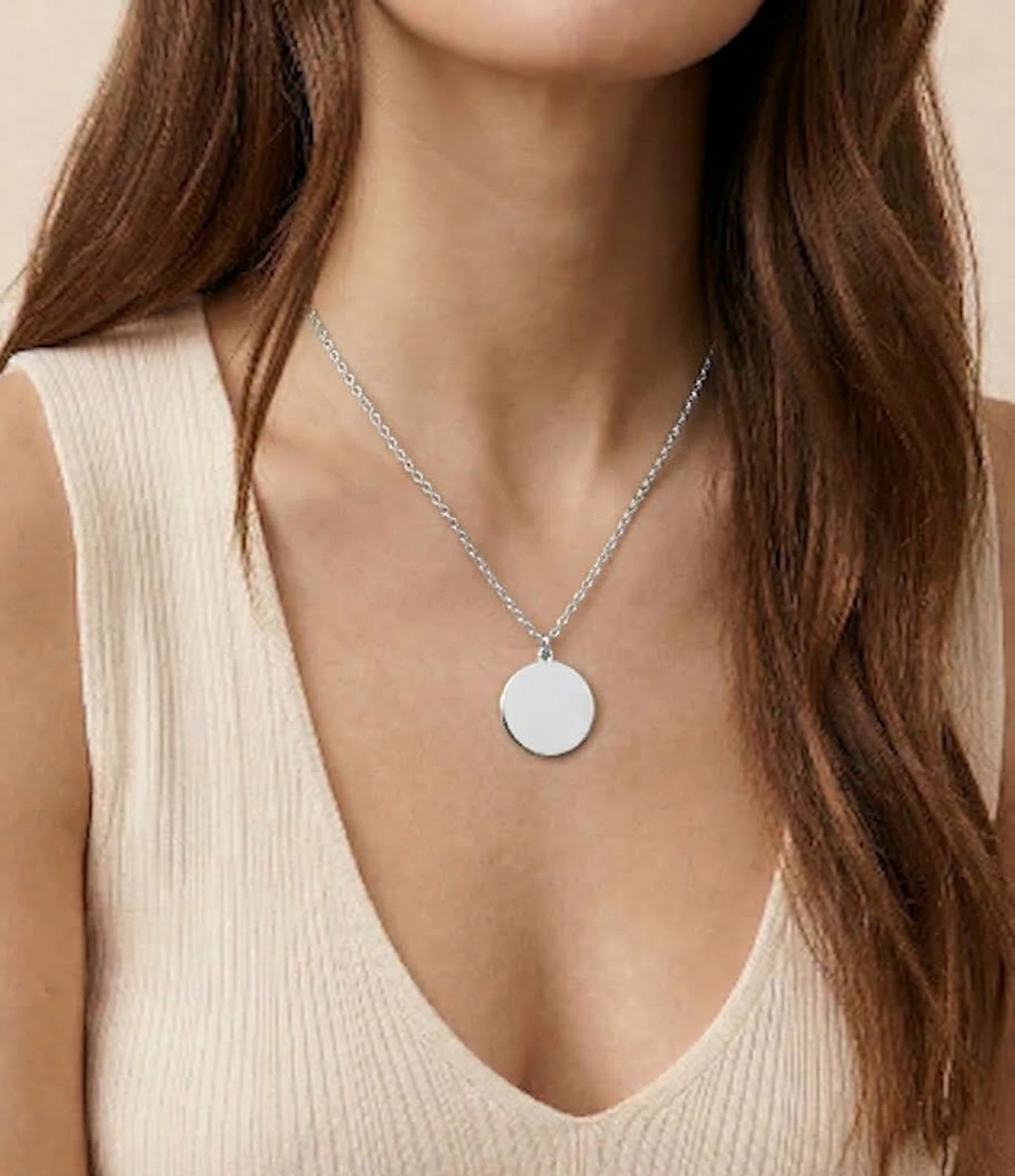 COLLAR DOROTHY PLATEADO GRABADO