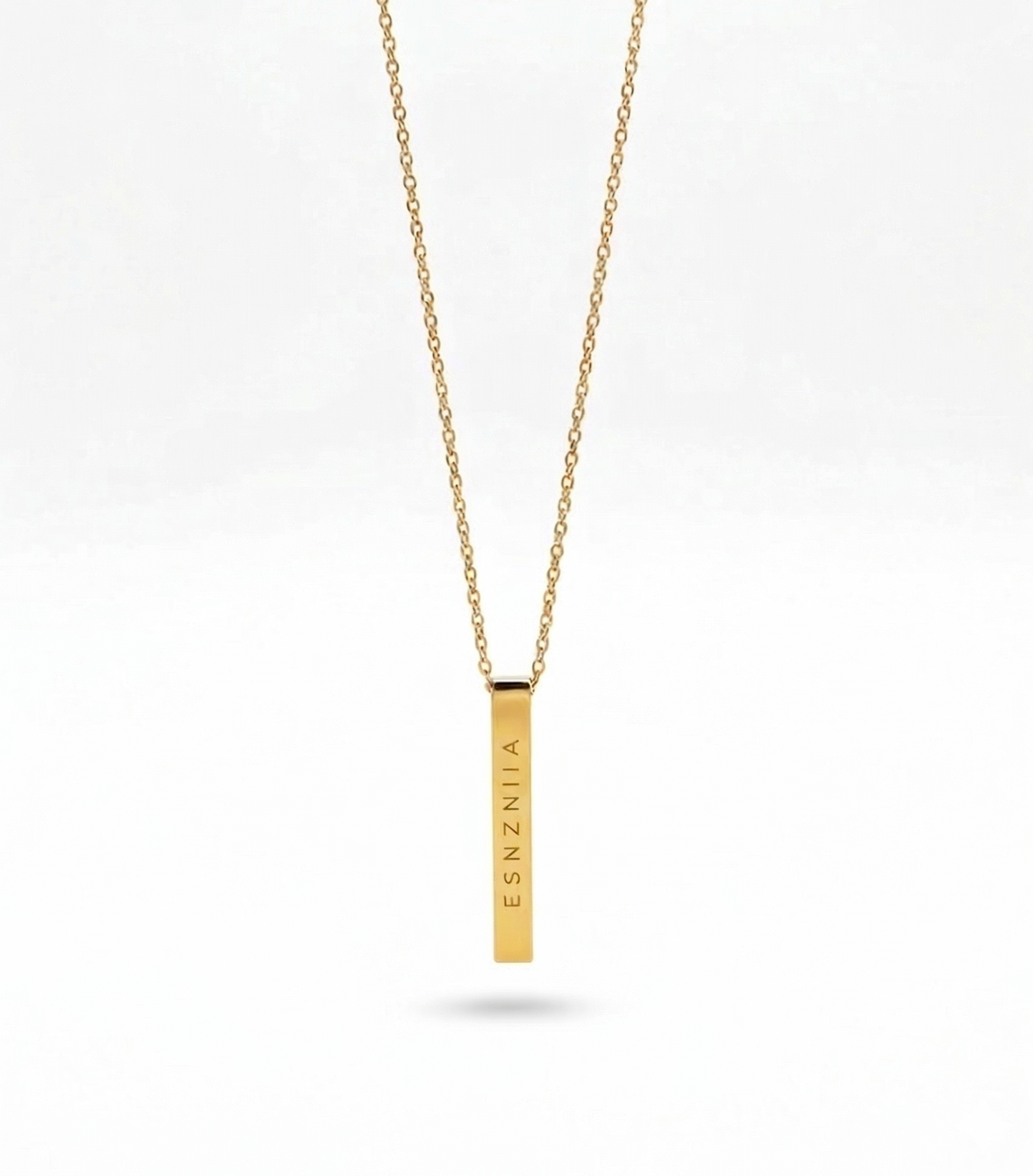 COLLAR CHIARA DORADO GRABADO