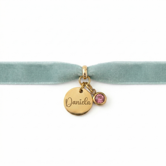 PULSERA TERCIOPELO GRABADA EVENTOS