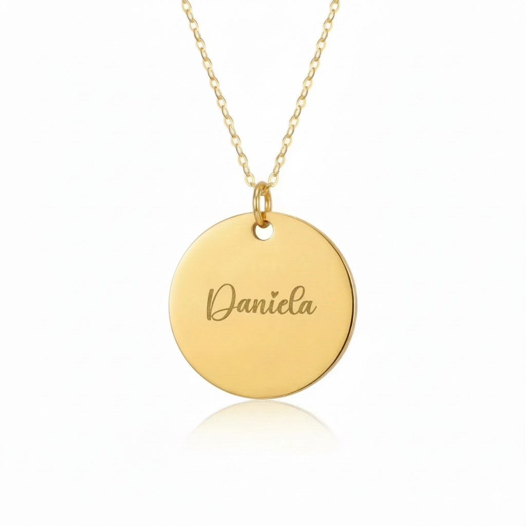 COLLAR DOROTHY DORADO GRABADO