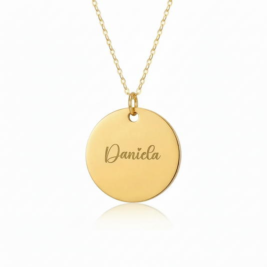 COLLAR DOROTHY DORADO GRABADO