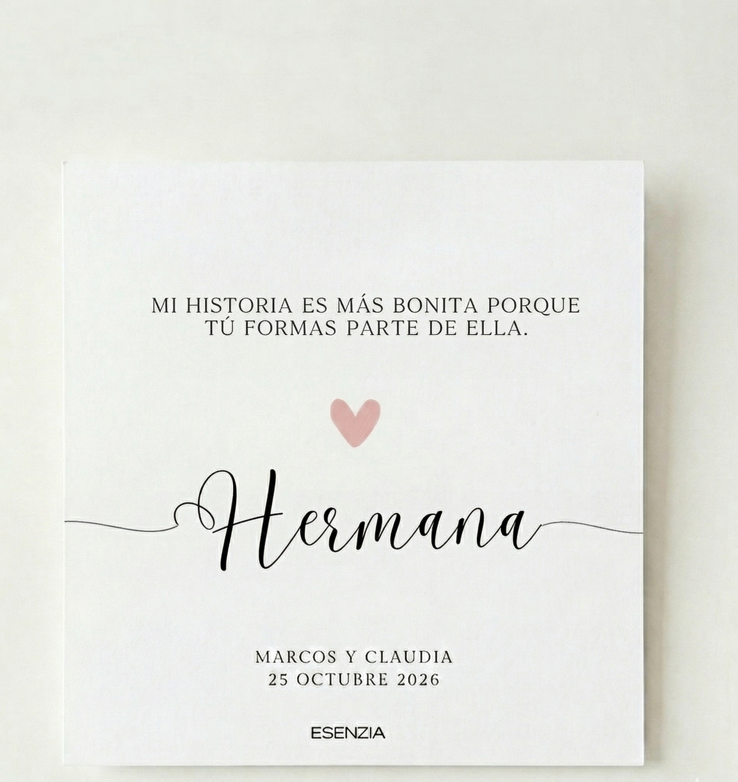 TARJETA HERMANA
