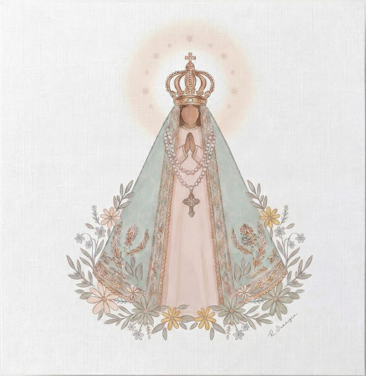 LÁMINA VIRGEN DEL PILAR