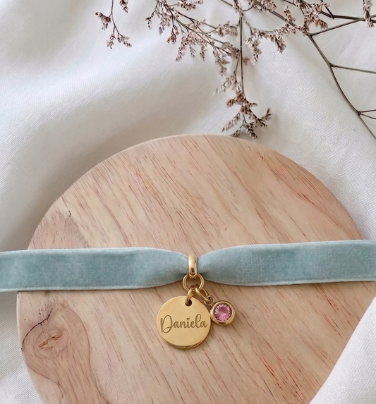 PULSERA TERCIOPELO GRABADA EVENTOS