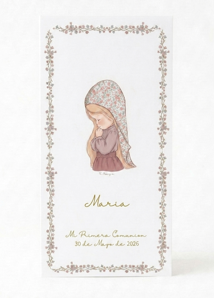 RECORDATORIO VIRGEN NIÑA