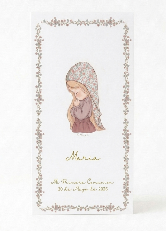 RECORDATORIO VIRGEN NIÑA