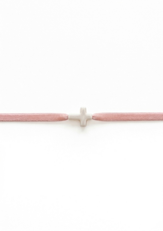 PULSERA CRUZ BLANCA
