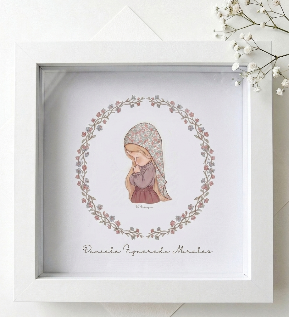 LÁMINA VIRGEN NIÑA