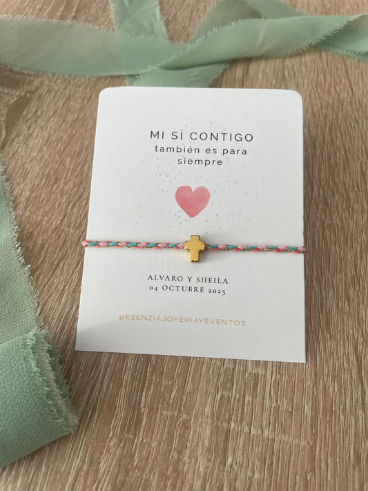 PULSERA CRUZ ACERO - Dto. por cantidad -