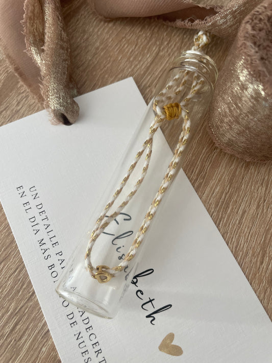 PULSERA MI INICIAL 3D - Dto. por cantidad -