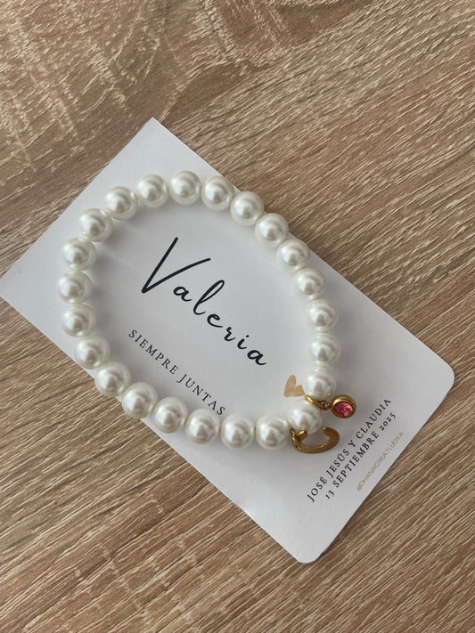 PULSERA AMOR PERLAS - Dto. por cantidad