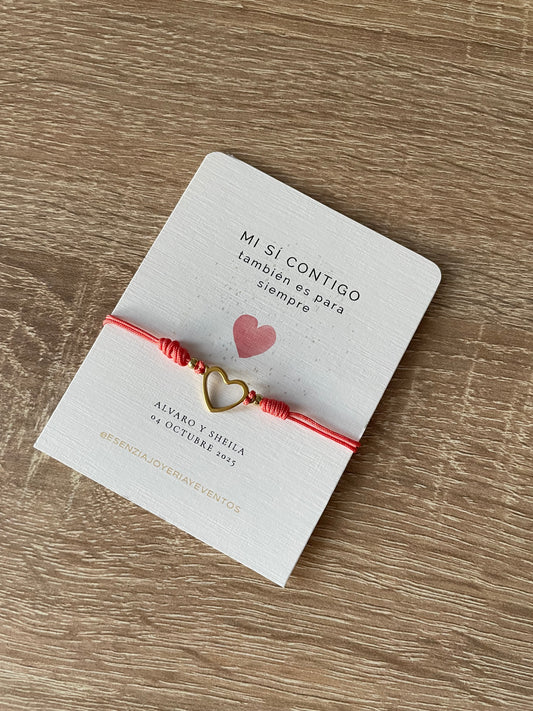 PULSERA AMOR MACRAMÉ - Dto. por cantidad -