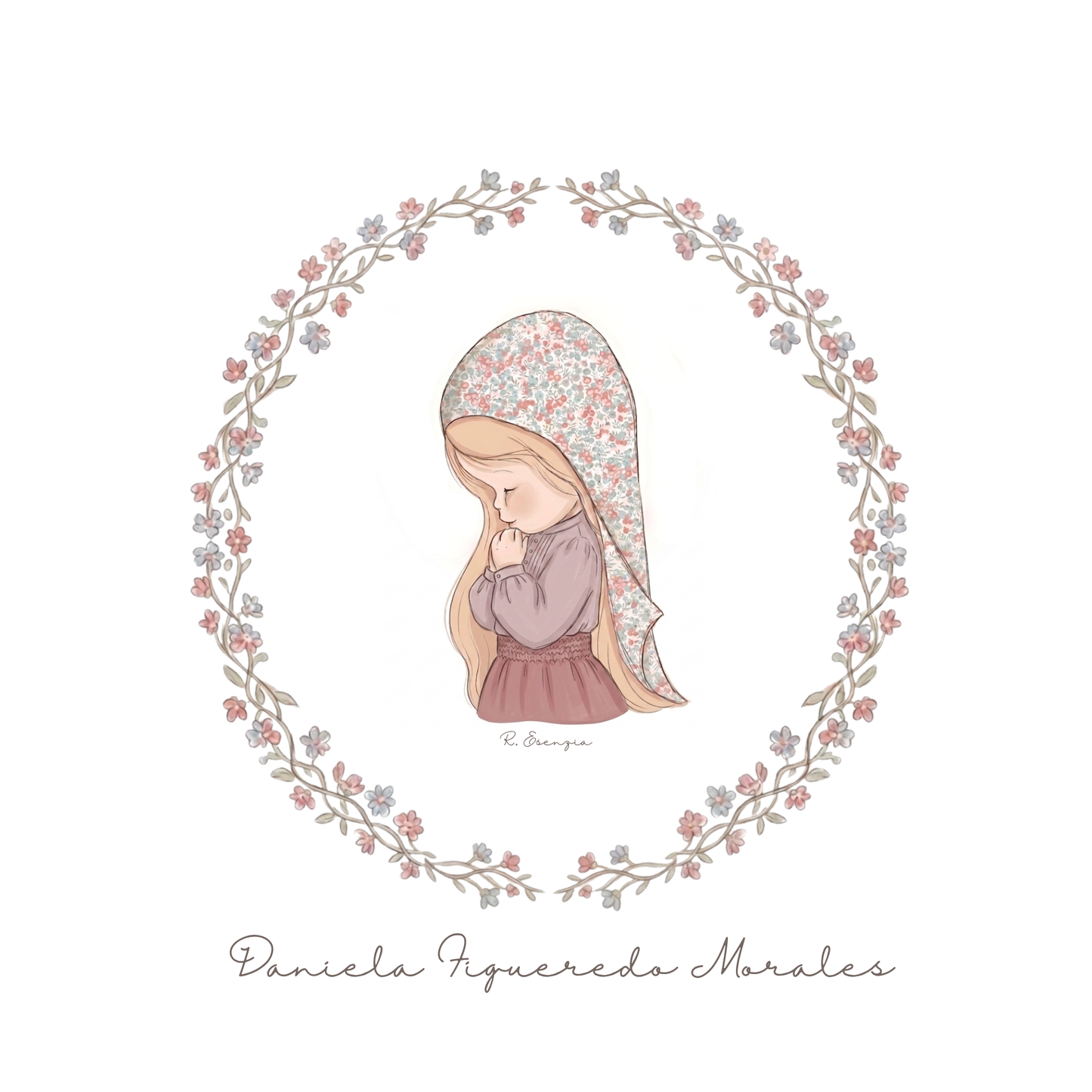 LÁMINA VIRGEN NIÑA