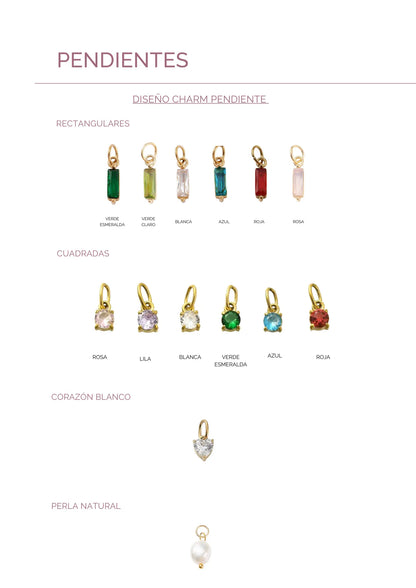 PENDIENTES ENLACE - Dto. por cantidad -Joyería de calidad en acero y resistente al agua ESENZIA