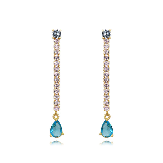 PENDIENTES DE PLATA Y CIRCONITAS PARA NOVIA Y EVENTOS DE JOYERIA ESENZIA