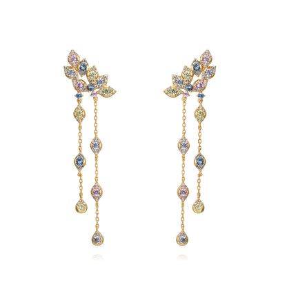 PENDIENTES DE PLATA DE LEY Y CIRCONITAS PARA NOVIAS DE ESENZIA JOYERIA Y EVENTOS