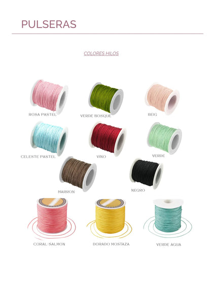 PULSERA AMOR MACRAMÉ - Dto. por cantidad -Joyería de calidad en acero y resistente al agua ESENZIA