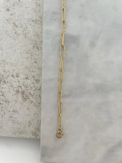 PULSERA ESLABÓN MIX-Joyería de calidad en acero y resistente al agua ESENZIA