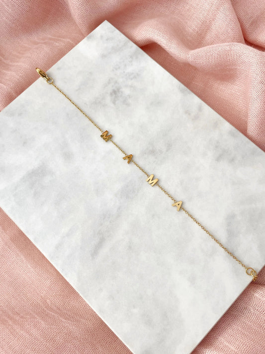 PULSERA MAMA BONITA-Joyería de calidad en acero y resistente al agua ESENZIA