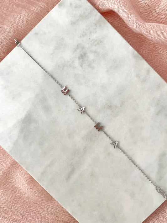PULSERA MAMA BONITA-Joyería de calidad en acero y resistente al agua ESENZIA