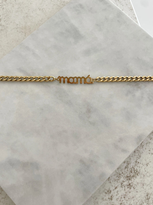 PULSERA MAMA-Joyería de calidad en acero y resistente al agua ESENZIA