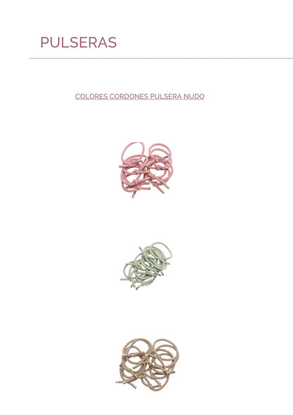 PULSERA NUDO - Dto. por cantidad -Joyería de calidad en acero y resistente al agua ESENZIA