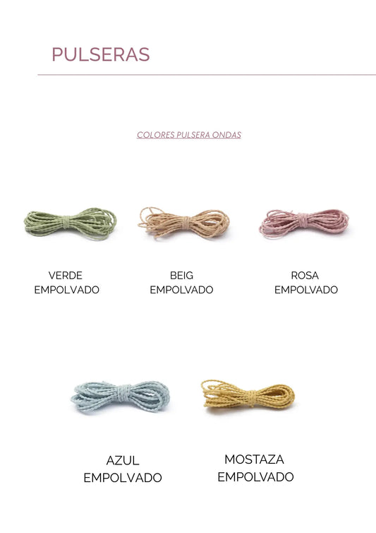 PULSERA ONDAS - Dto. por cantidad -Joyería de calidad en acero y resistente al agua ESENZIA