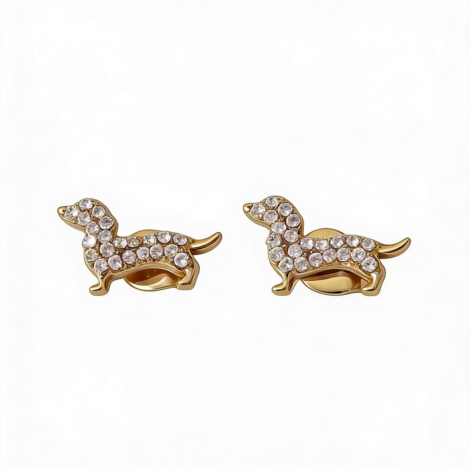 PENDIENTES PERRO SALCHICHA CIRCONITAS