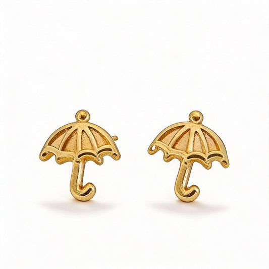 PENDIENTES STUDS PARAGUAS-ESENZIA Jewelry-ESENZIA Joyería y Eventos
