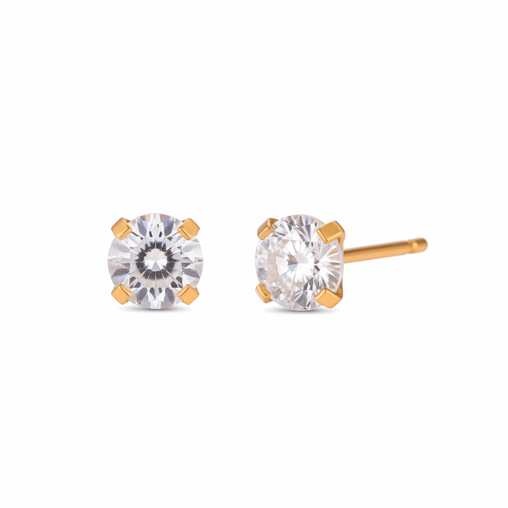 PENDIENTES CIRCONITAS 5MM