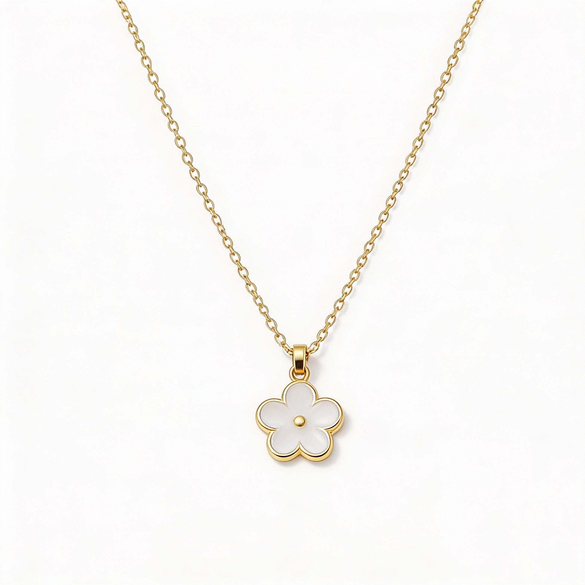 Collar Flor Esmaltado