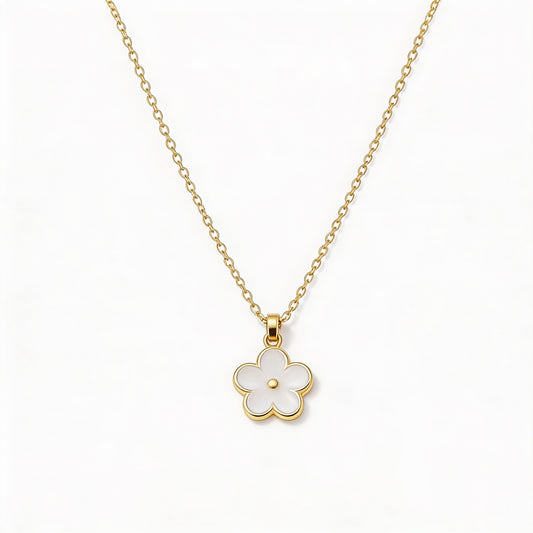 Collar Flor Esmaltado