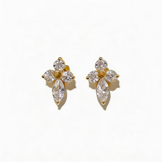 PENDIENTES CRUZ ESPECIAL CIRCONITAS