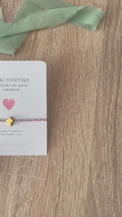 PULSERA CRUZ ACERO - Dto. por cantidad -